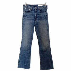 RAG & BONE NINA HIGH RISE ANKLE FLARE JEANS IN FREYA COLOR STYLE WDD2OS2649